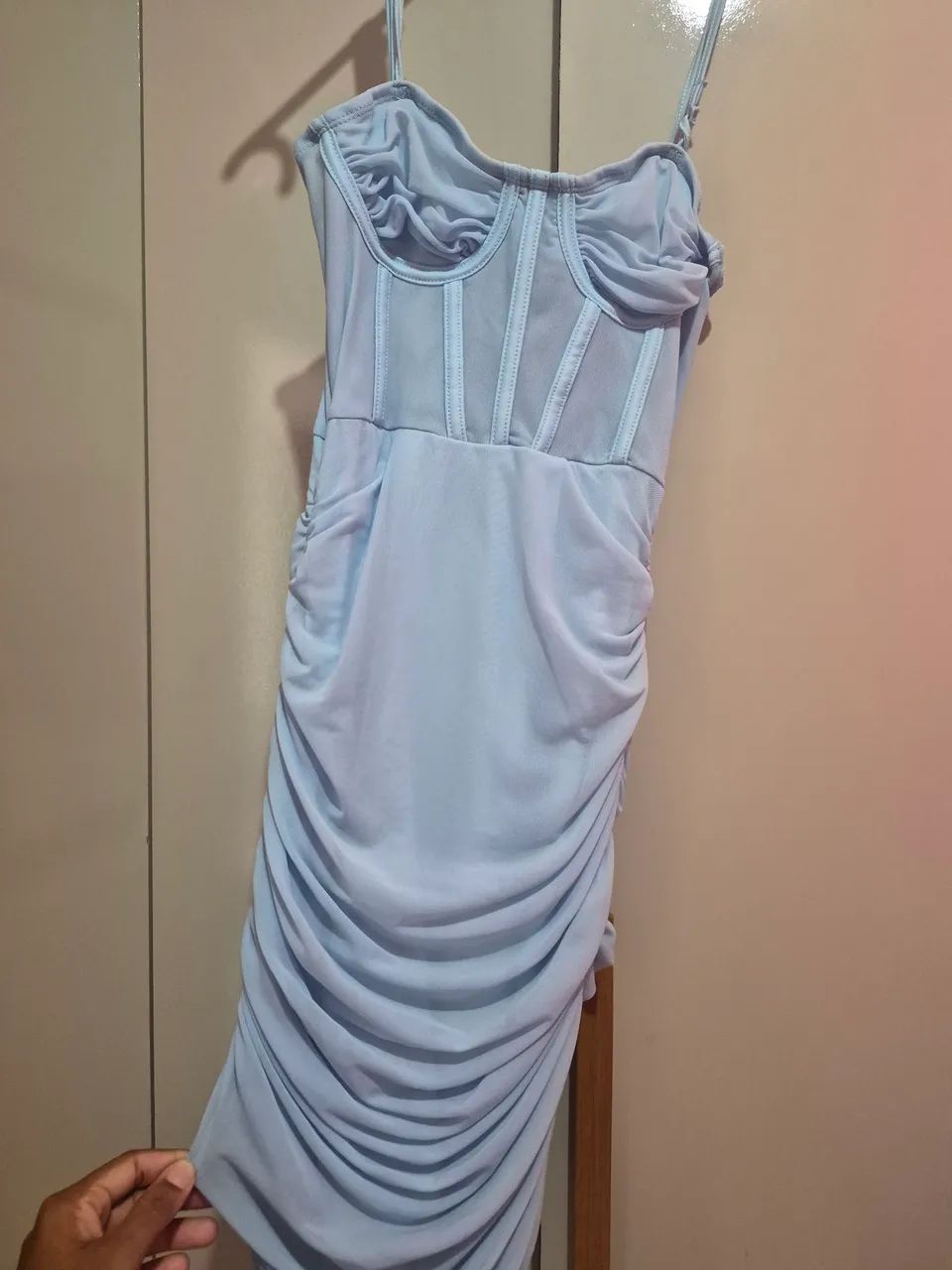 Vestido azul bb simples  - Foto 2