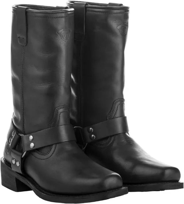 Bota de couro legítimo harness importada
