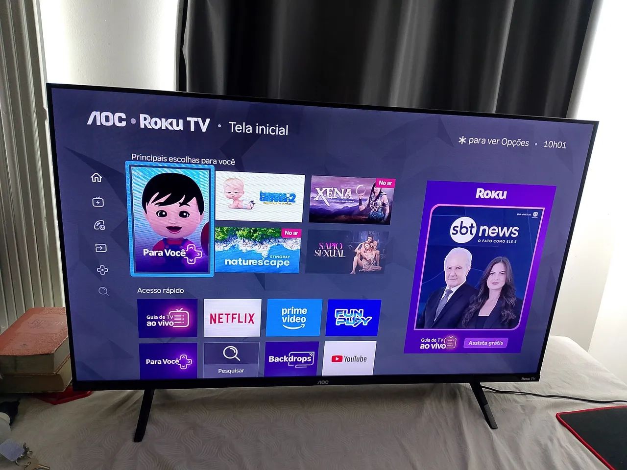 ? VENDO SMART TV NOC ROKU TV - 43 POLEGADAS! - Foto 3