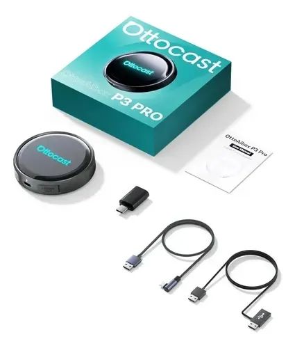 TV Box Para Carro - Ottocast P3 Pro Air Box Carplay - 128GB/8GB - HDMI - Novo - Foto 2