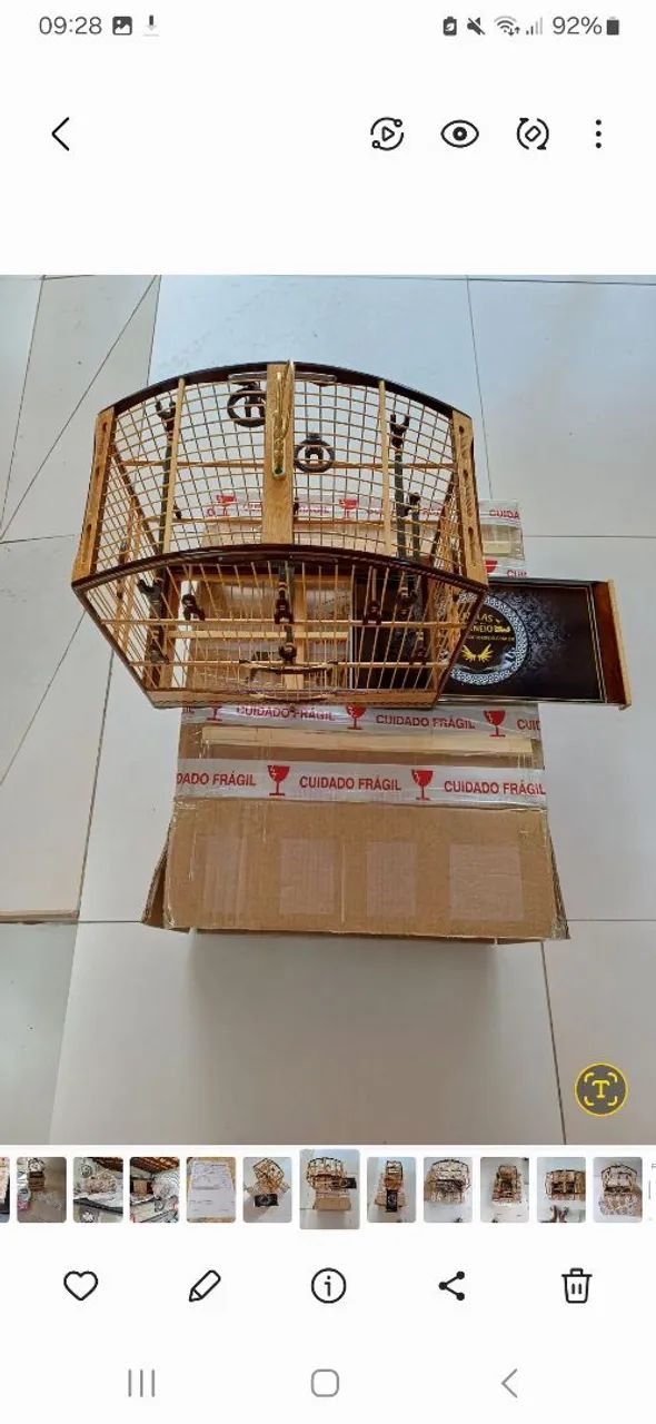 Gaiola celeiro luxo absoluto ainda na caixa.  - Foto 3