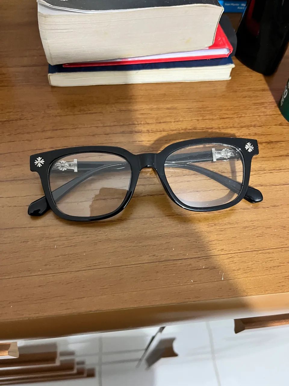 oculos chrome hearts preto - Foto 2