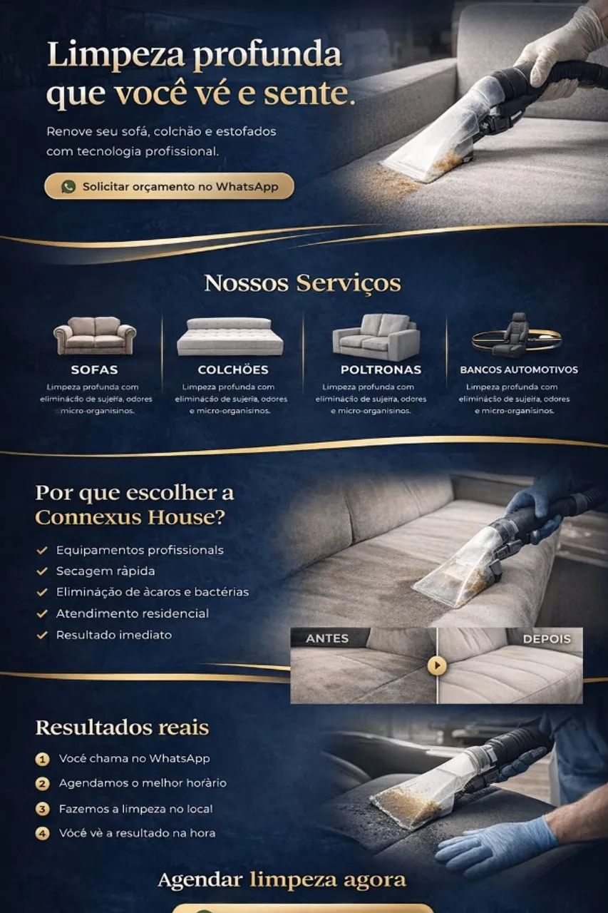 Higienização e Conservação de estofados - Foto 3