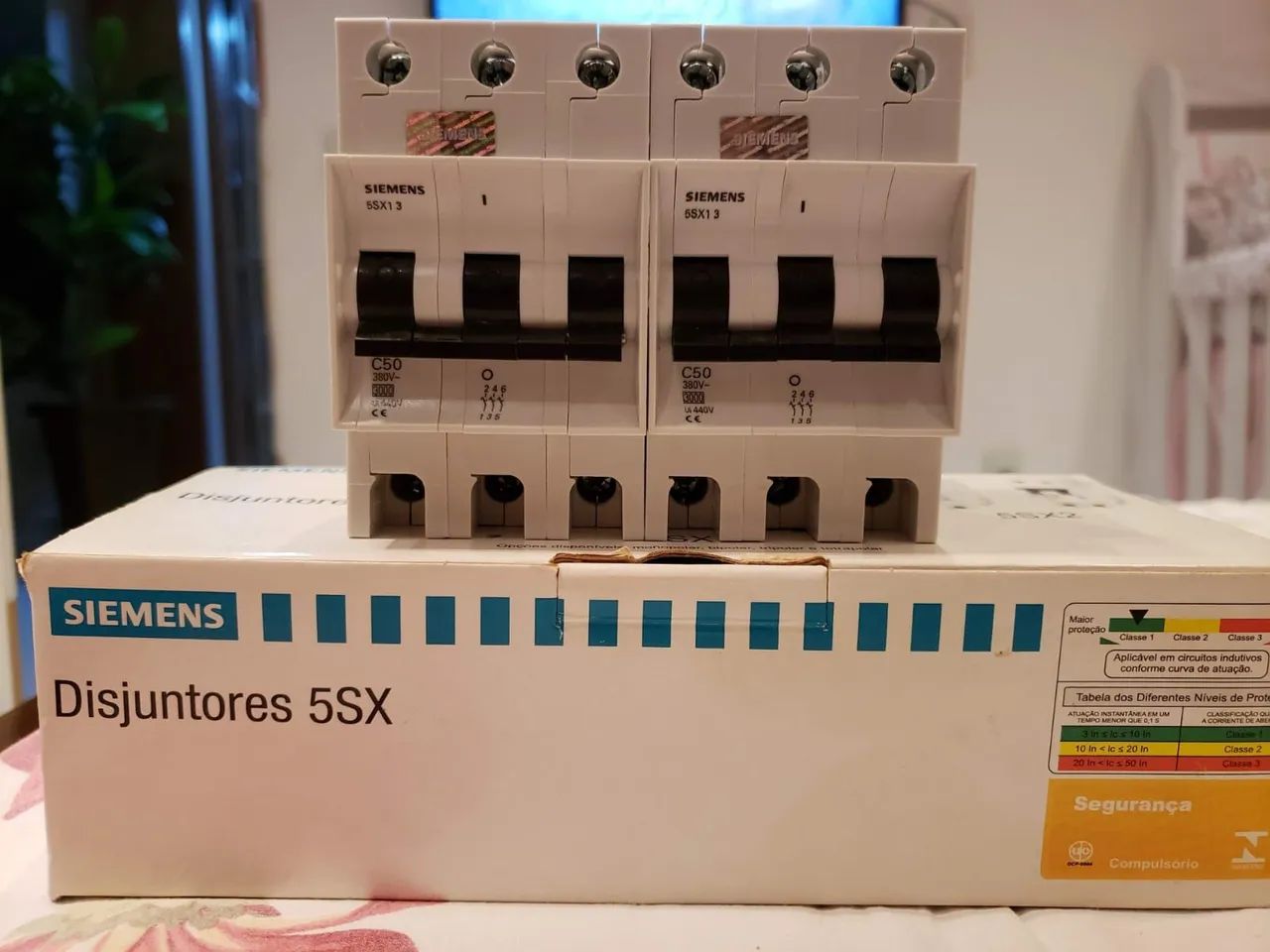 Disjuntor Tripolar Siemens 5SX1 3