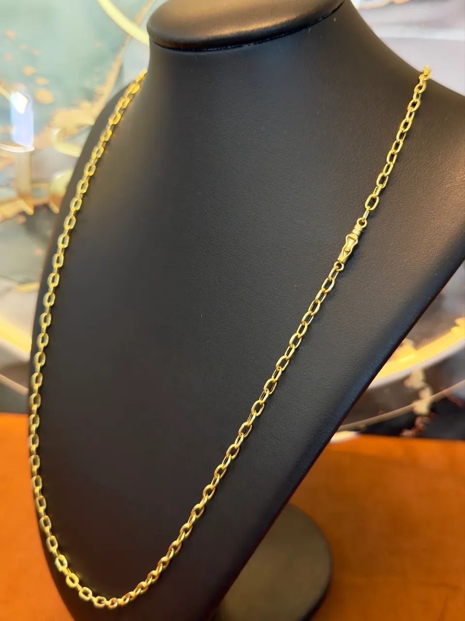 Cordão de ouro com 12.77g oco ( LOJA FÍSICA )