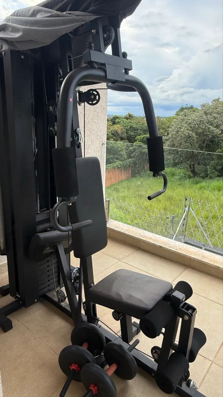 Estação De Musculação Mini Academia completo