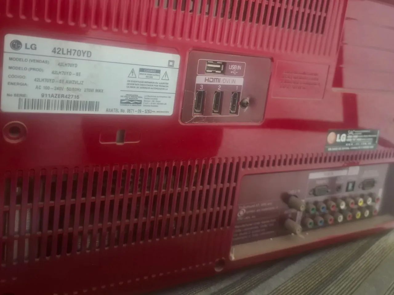 Vendo TV LG 42" com defeito  - Foto 3