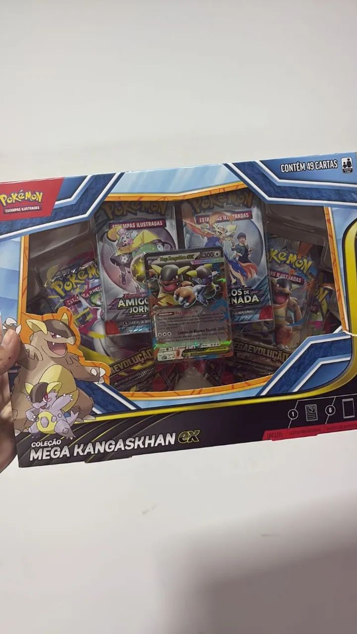 Jogo De Cartas - Pokémon - Mega Kangaskhan Ex - Copag 49 cartas