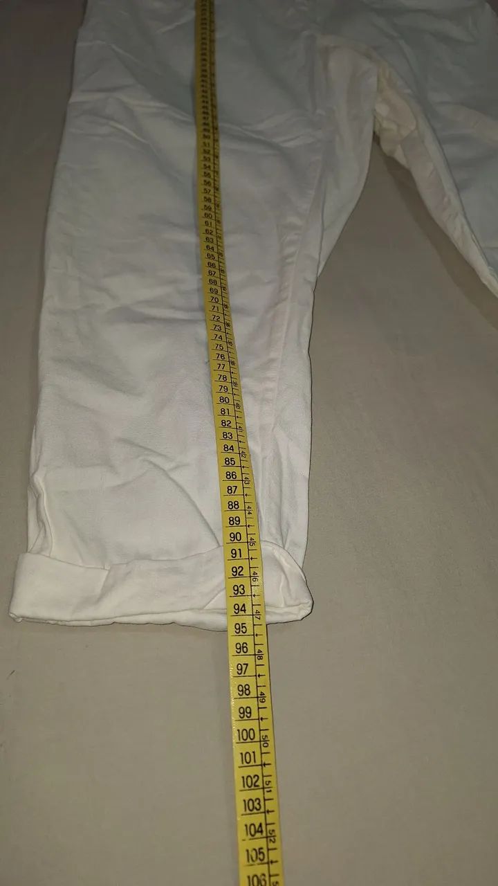 Calça Feminina Branca 44 - Marfinno - Foto 5