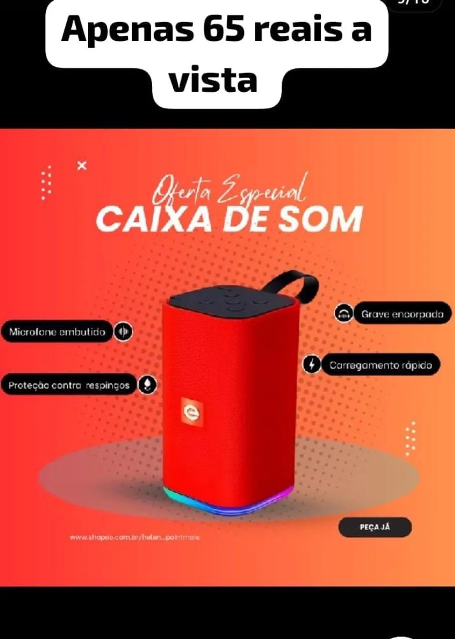 Caixinha bluetooth - Foto 2
