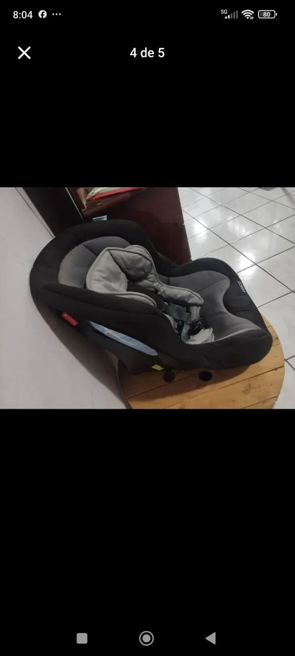 Cadeirinha de bebê para auto  - Foto 5