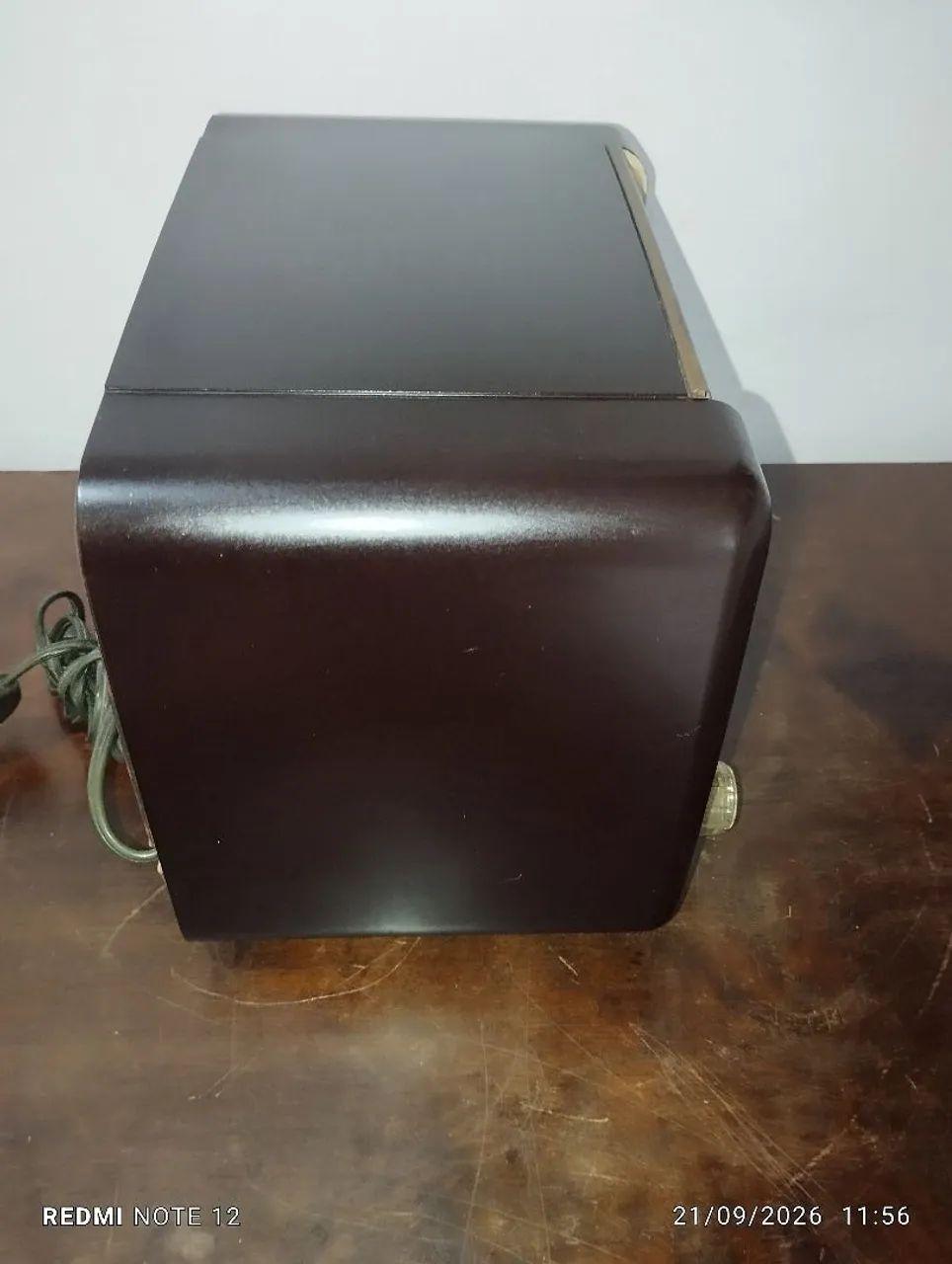 Rádio antigo Philips de cabeceira - Foto 3