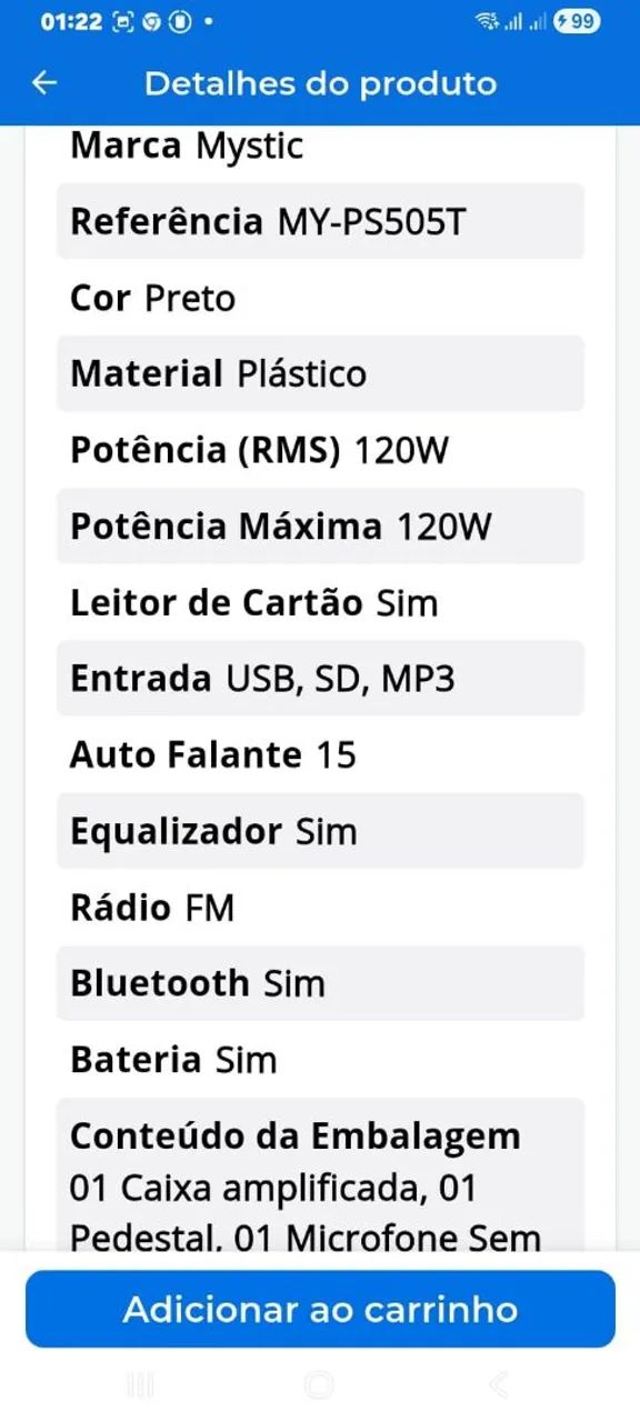 Caixa de som Nova - Foto 4