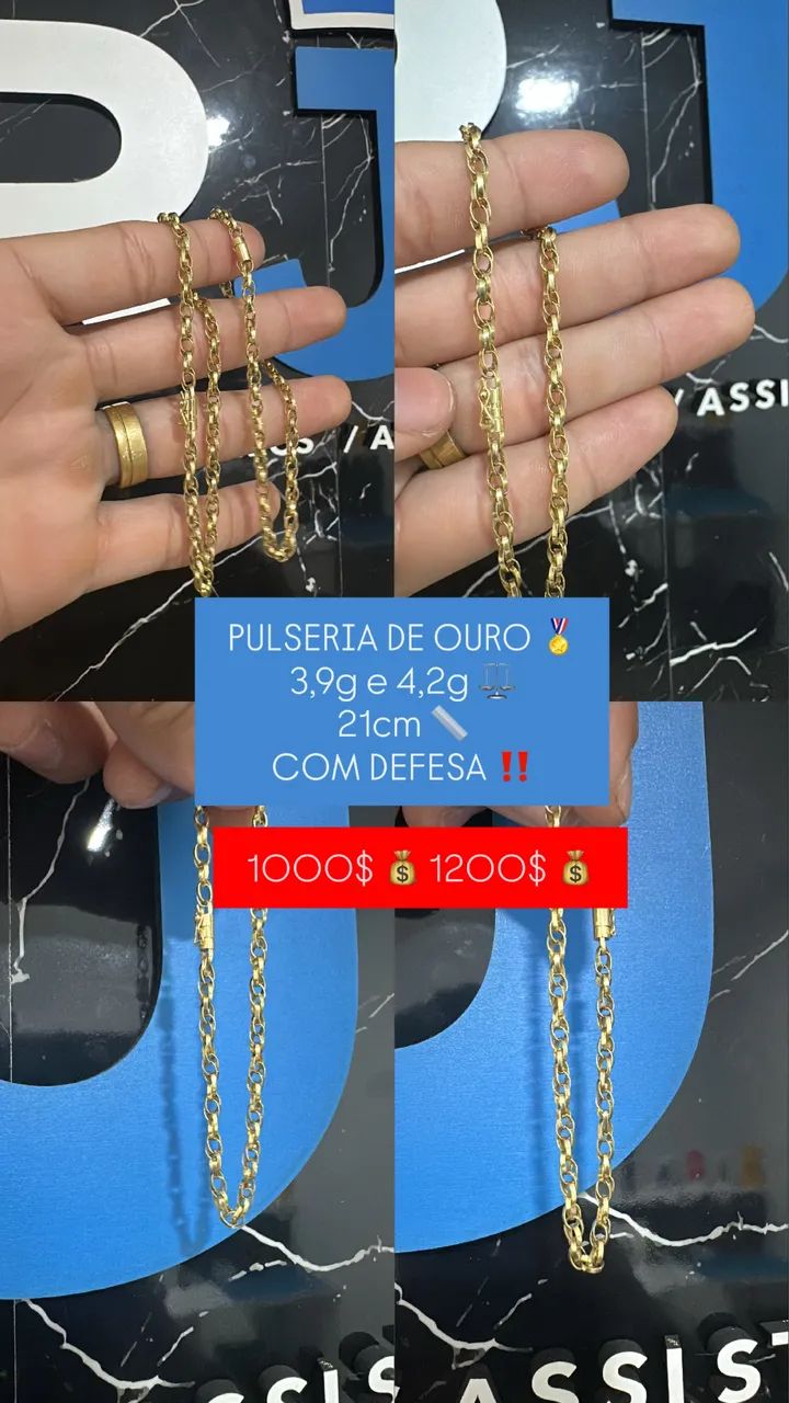 Pulseira de ouro 