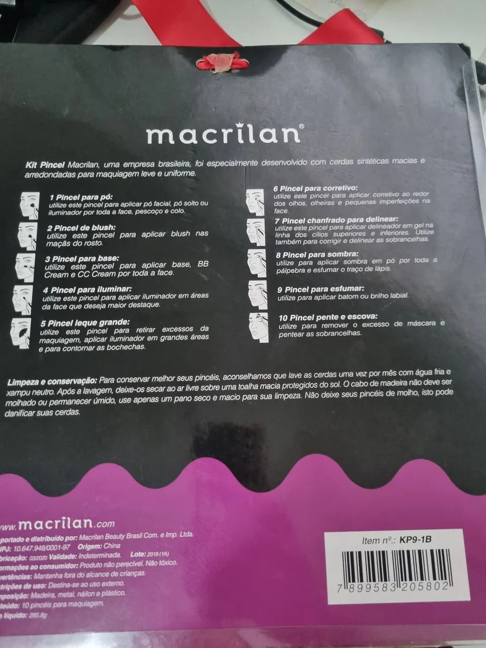 Jogo pincéis maquiagem macrilam - Foto 3