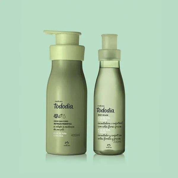 Kit Flor de Pêra e Melissa Natura - Body Splash e Hidratante 