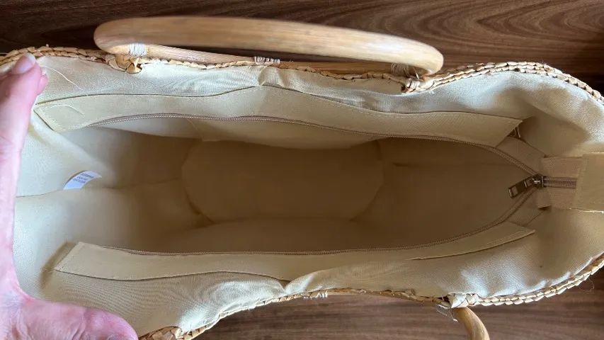 Bolsa de Praia em Palha | Nova | Nunca Usada | Elegante - Foto 5