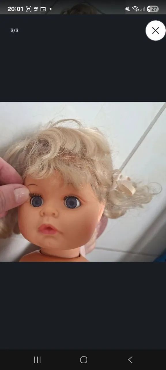 Troco e Cabeça da boneca Tippy da Estrela,  ano 1970 - Foto 3