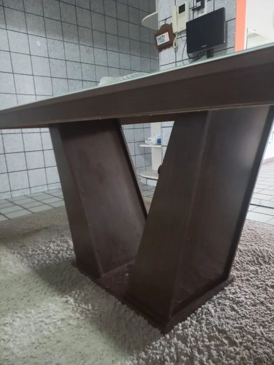 Vendo mesa 6 lugares de mdf - Foto 4