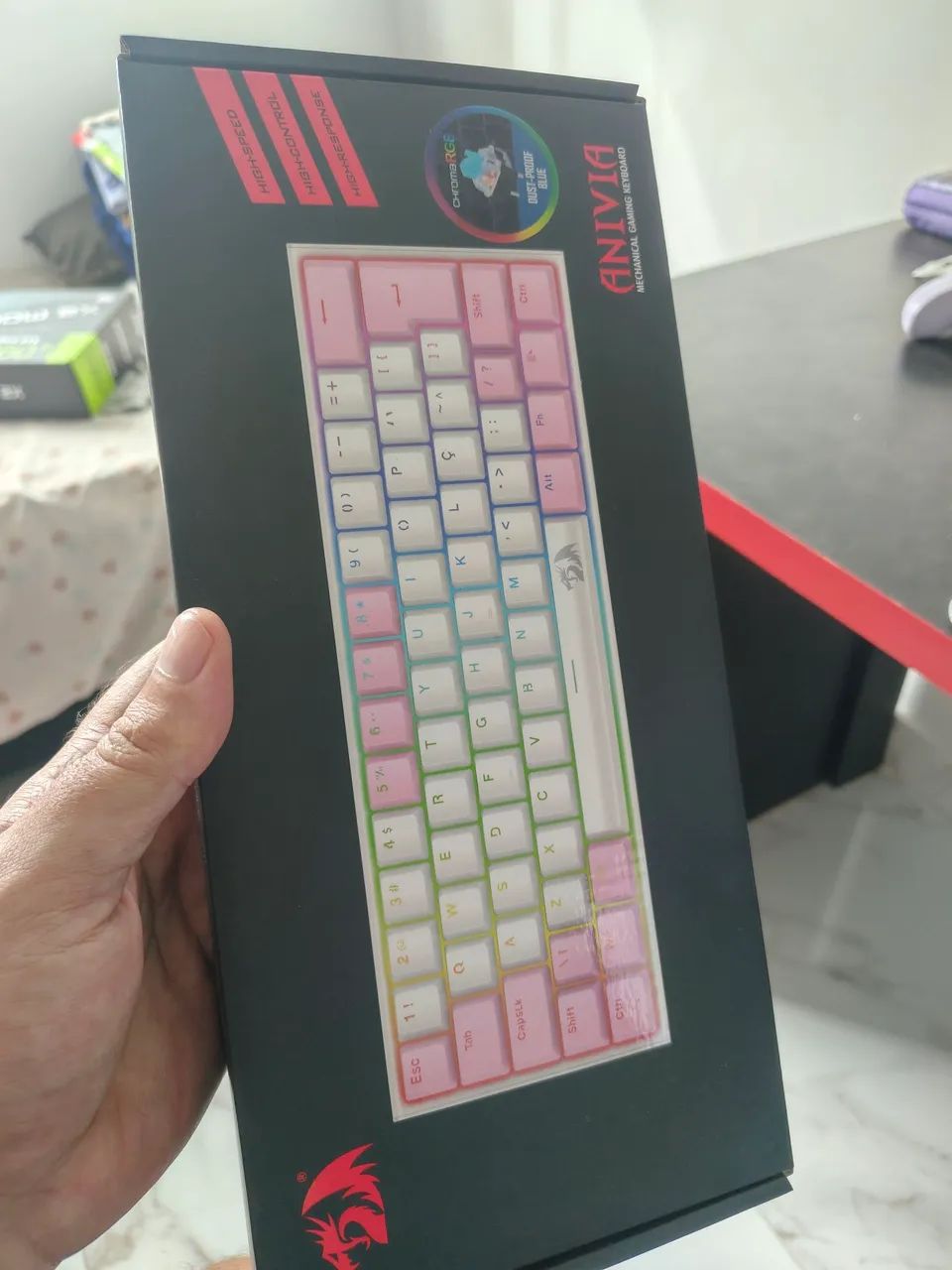 Teclado mecânico redragon 