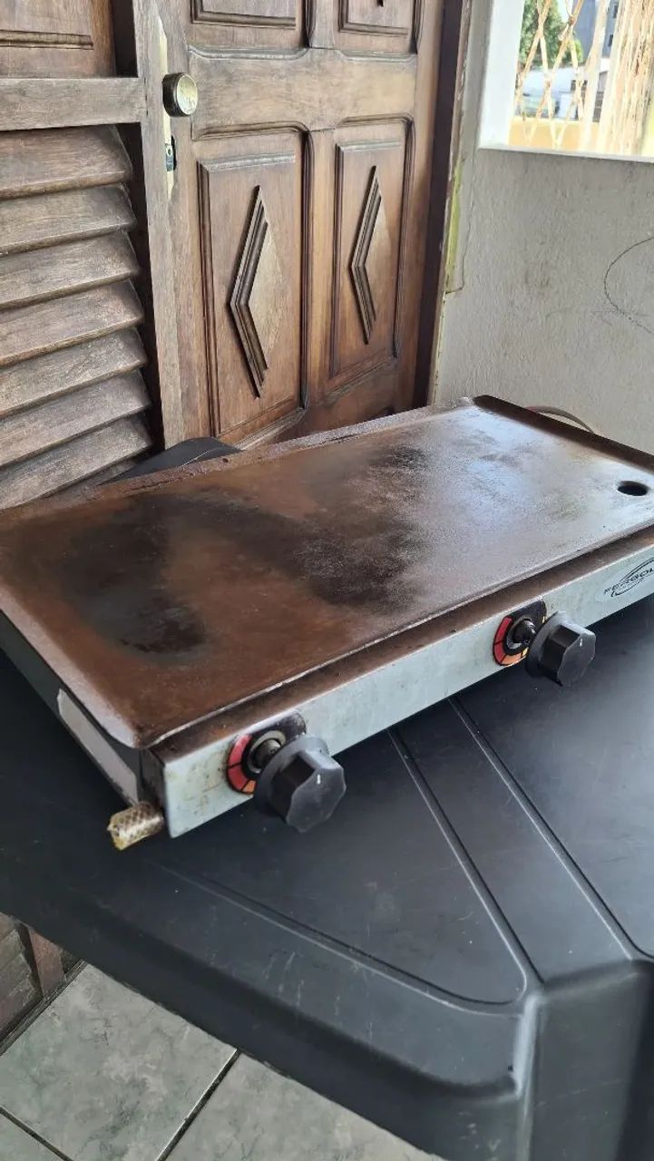 Chapa para lanches, hambúrguer e tapiocas 