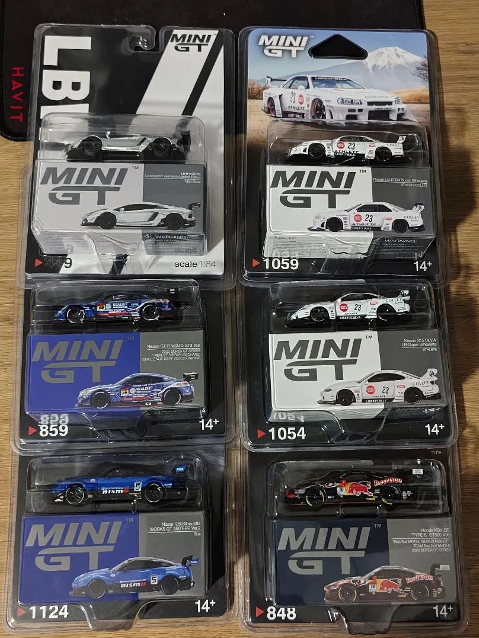 Míni GT e kaido house lote com 17 modelos lacrados - Hobbies e