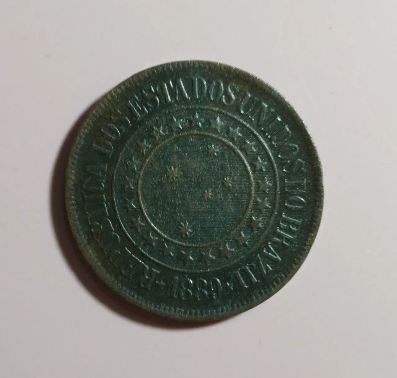 Moeda 40 Réis 1.897 - Foto 2