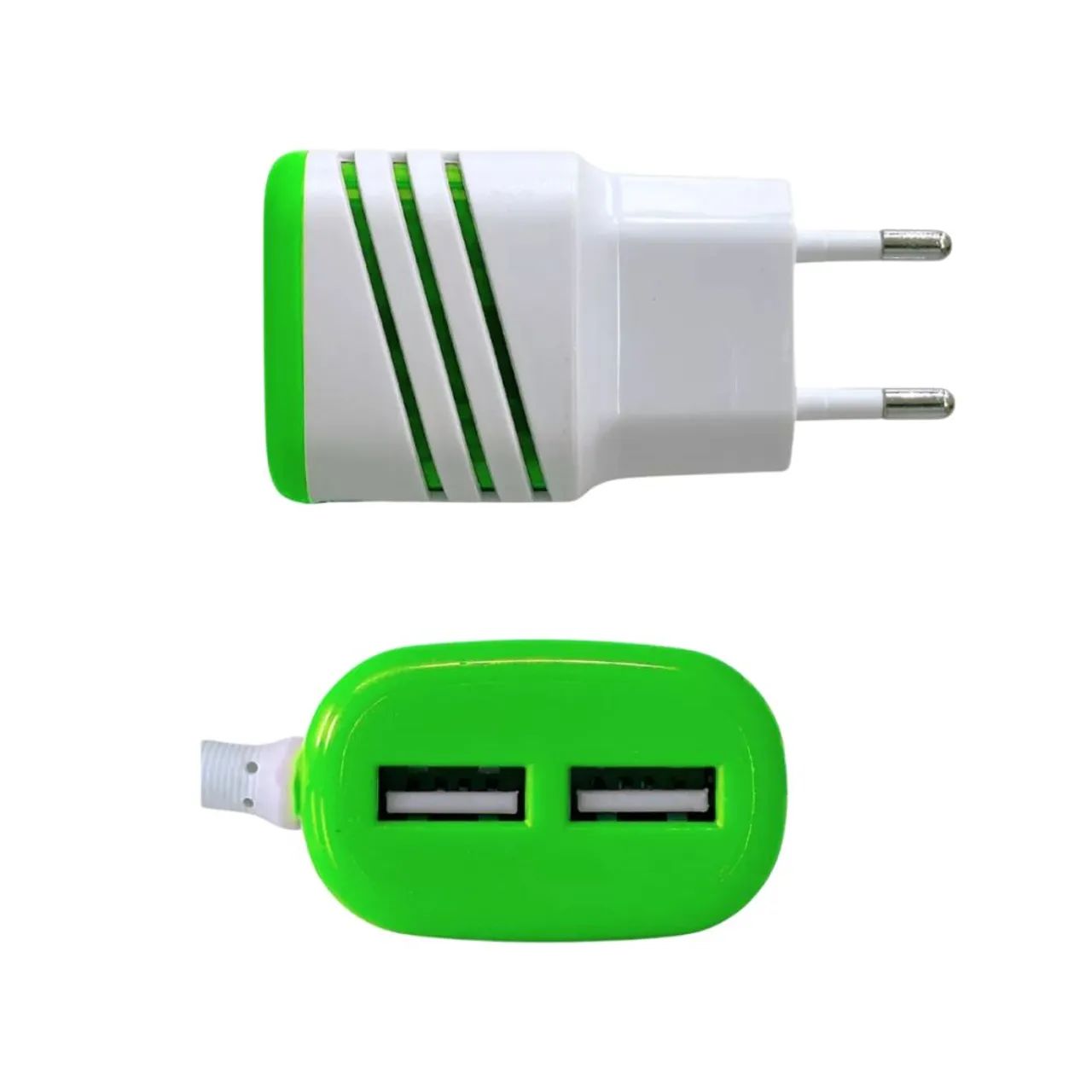 Carregador TIPO-C com 02 Portas USB 5.1A Cabo Fixo e Luz de Led - Foto 4
