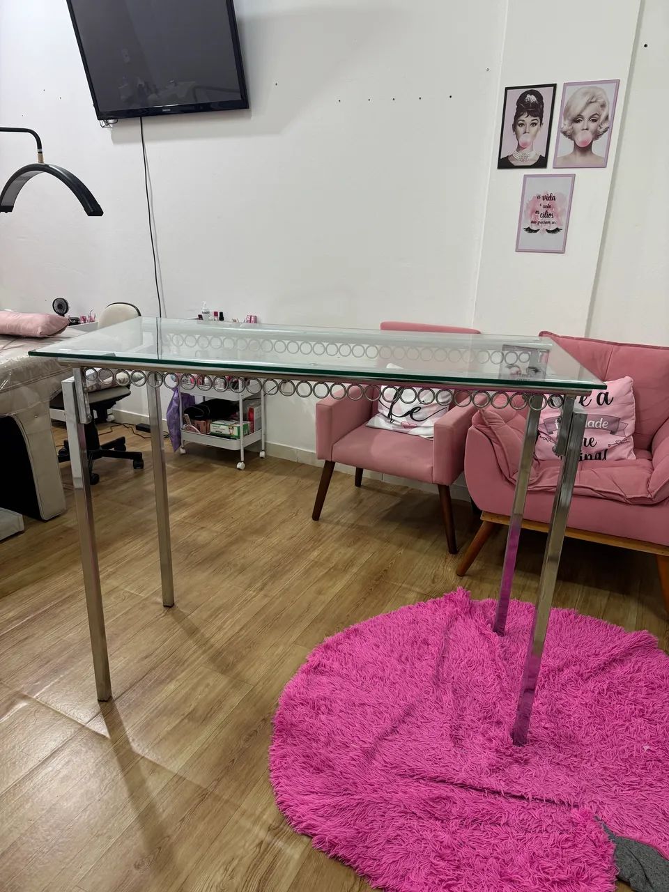 Mesa de vidro para loja - Foto 2