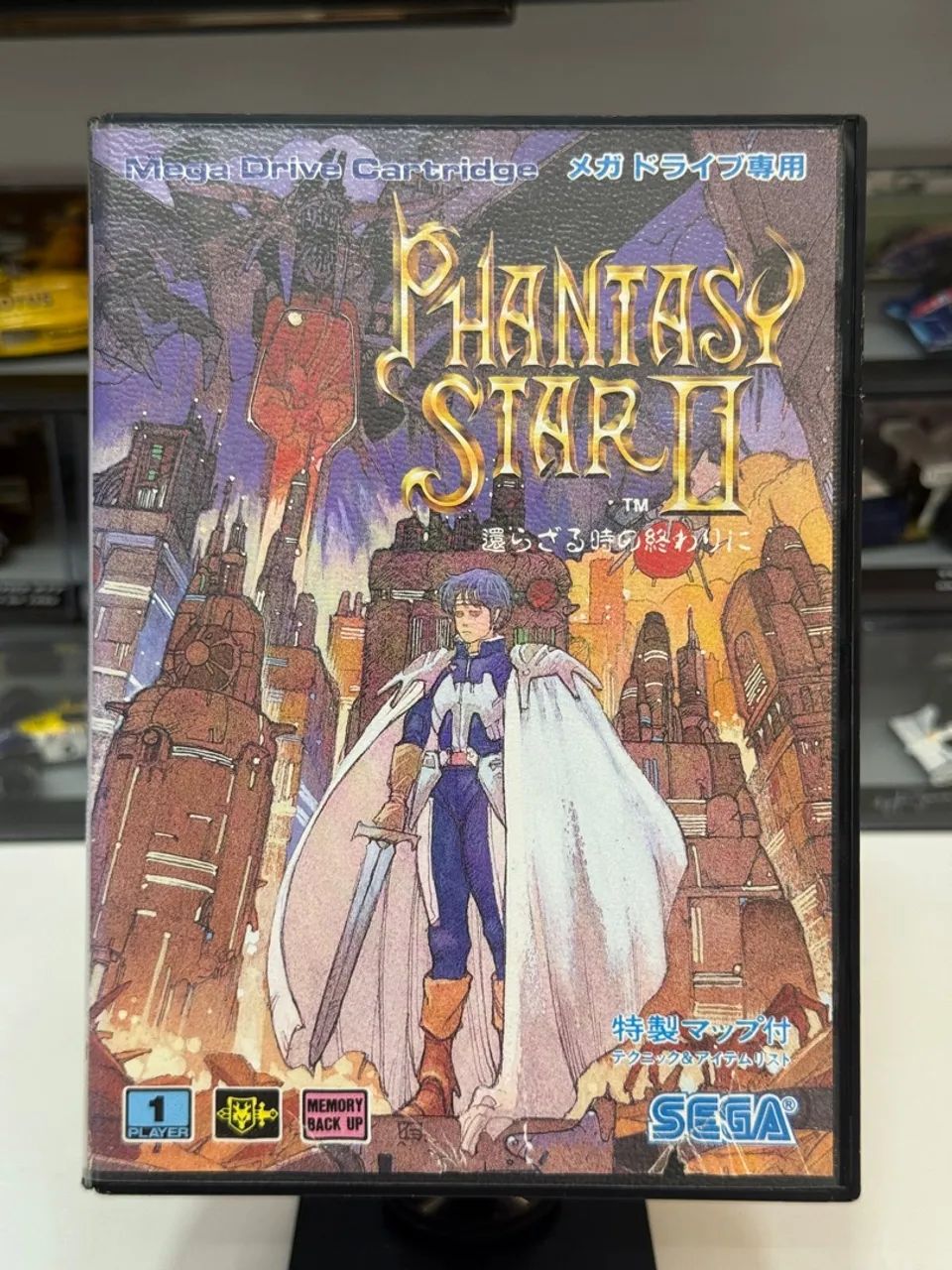 Phantasy Star II original Sega Mega Drive - Completo com Mapa