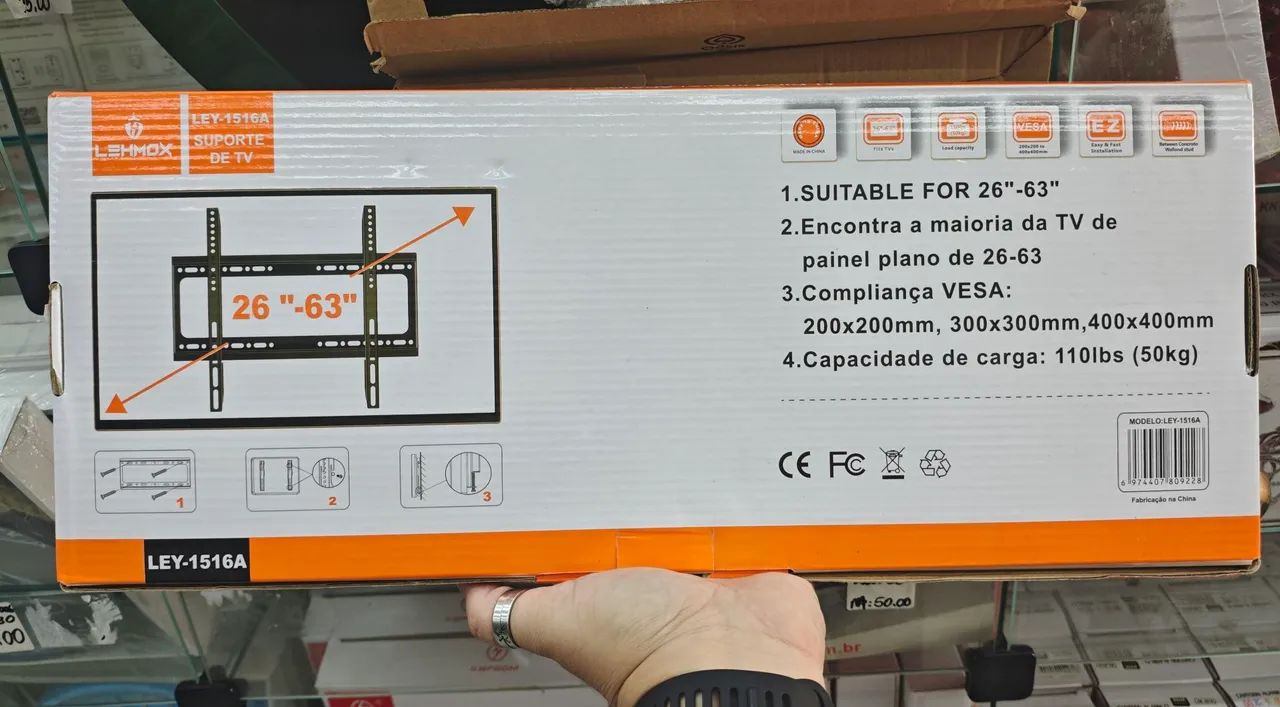 Suporte de Parede TV - 26 a 63" - Foto 2