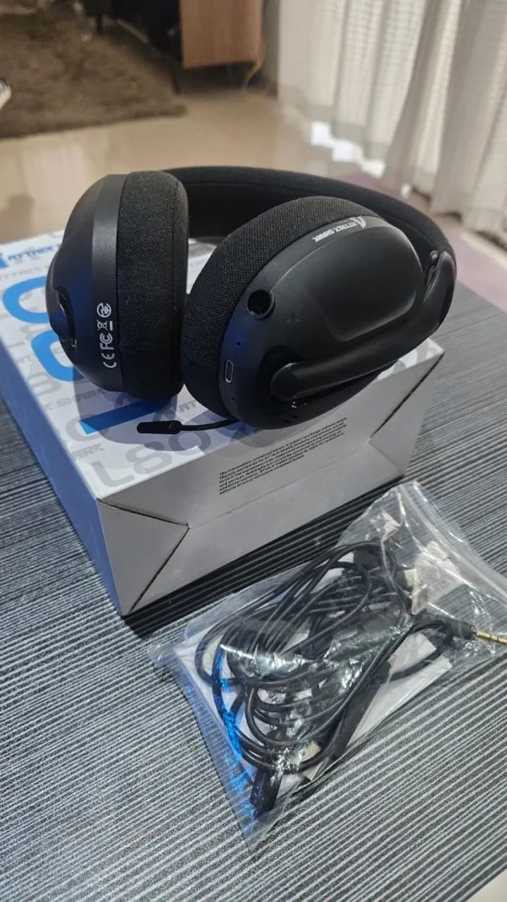 Headset Gamer Hsd-l80 Sem Fio Bluetooth 2.4g Com Microfone - Foto 2