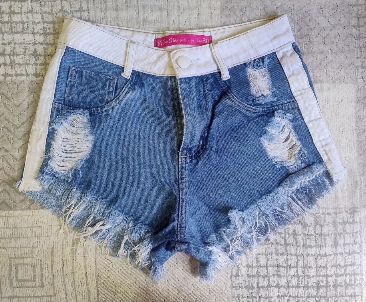 2 short jeans tamanho 38 