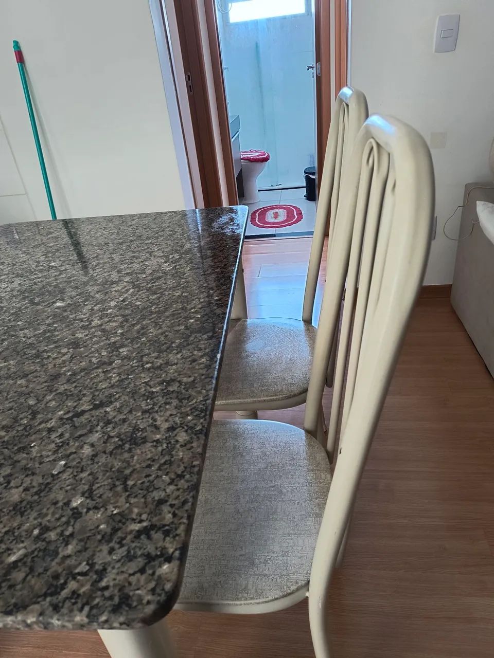 Mesa granito 4 cadeiras  - Foto 5