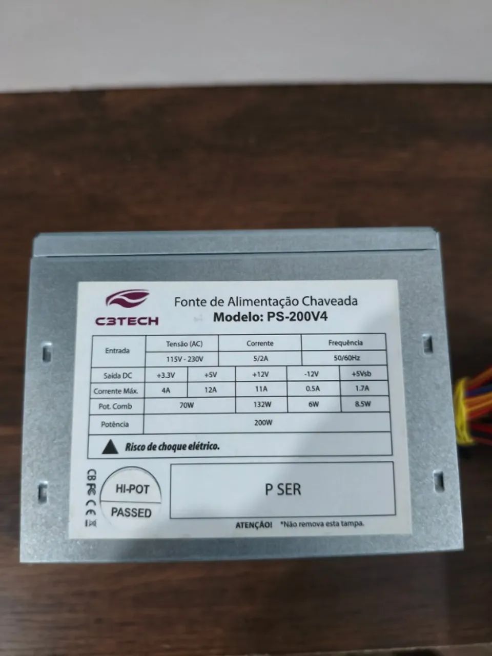 Fonte para pc 200w C3Tech - Foto 2