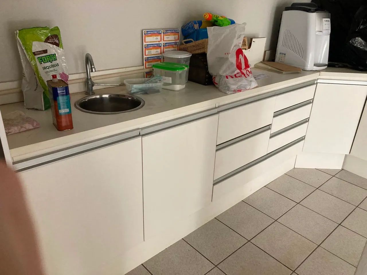 Armário branco em L - Foto 2