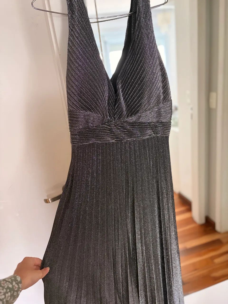 Vestido cinza brilhante  - Foto 2
