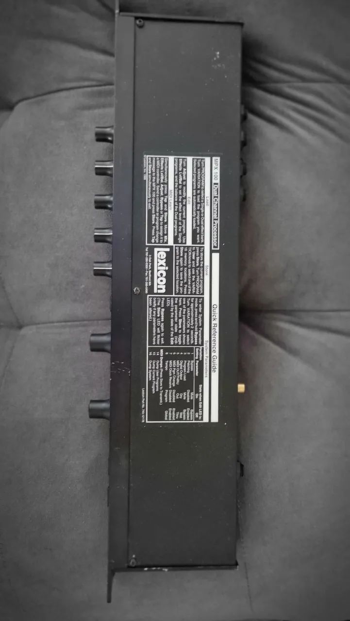 Rack Multiefeitos. O classico Lexicon MPX100 - Foto 5