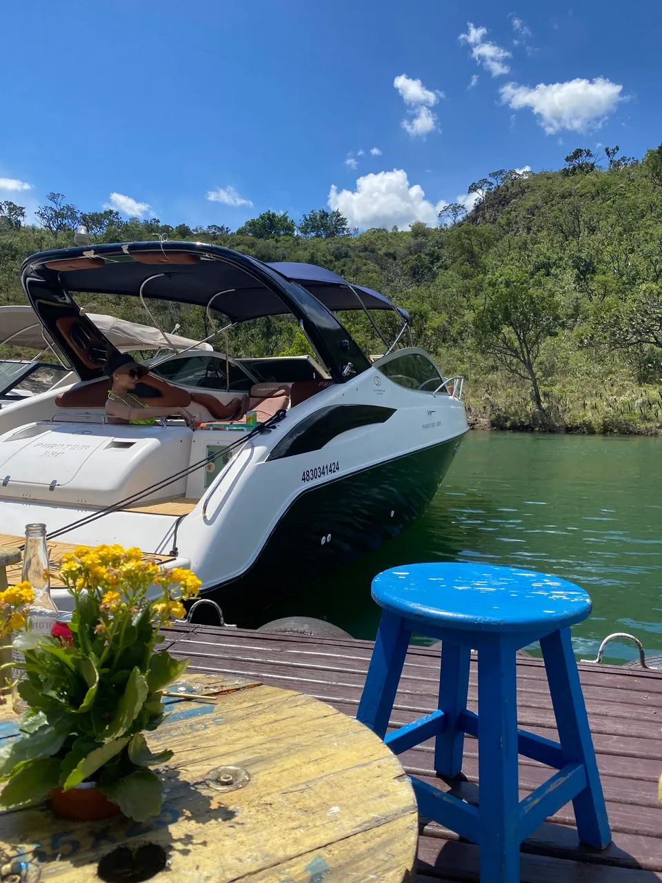 Lancha Phantom 290 - Linda e revisada - Foto 8