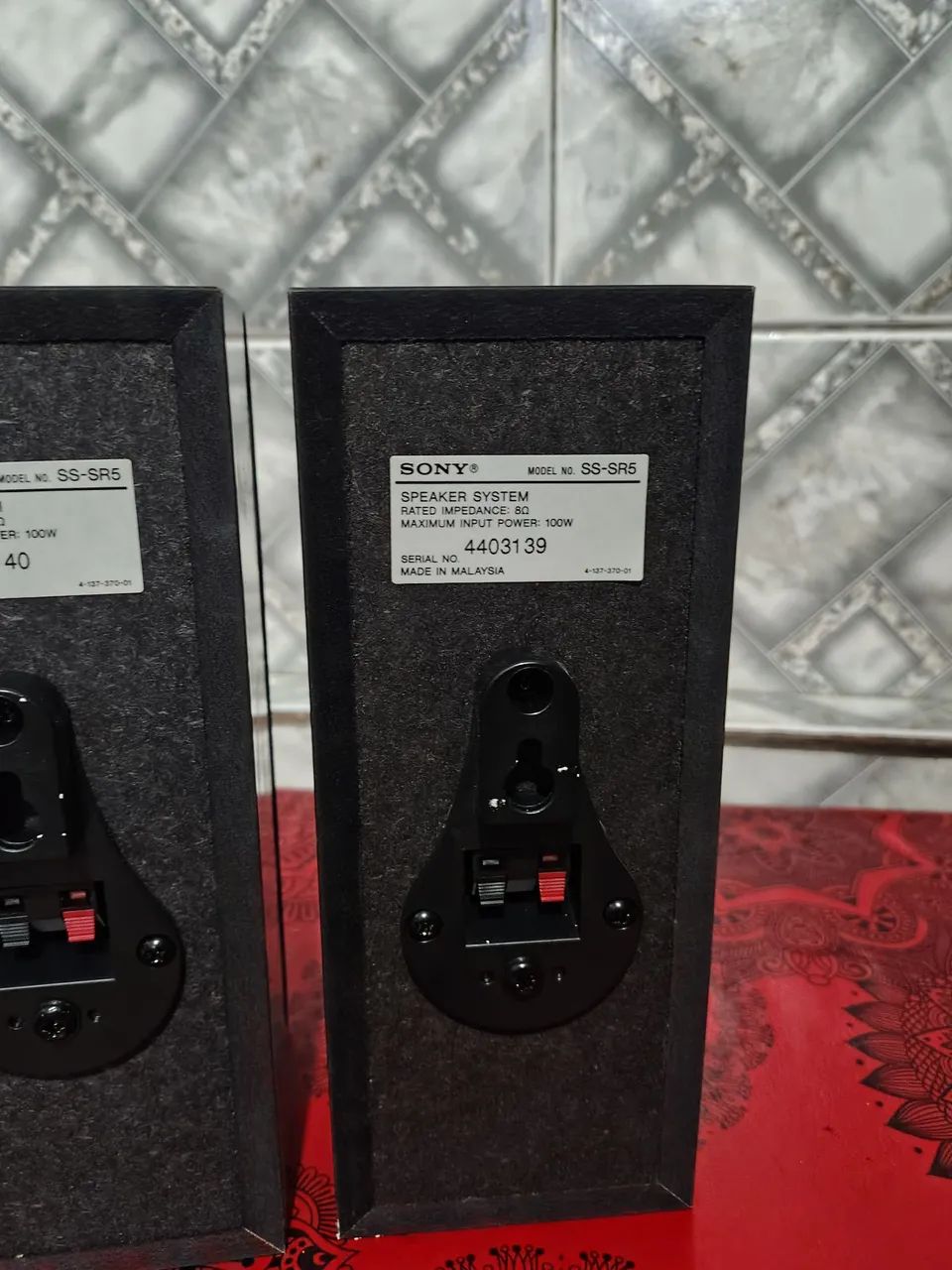 Caixinhas Sony 100 watts 8 ohms. - Foto 5