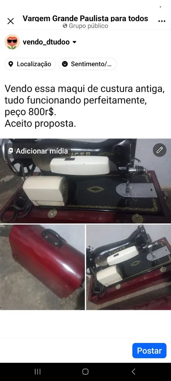 Máquina de costura - Foto 3