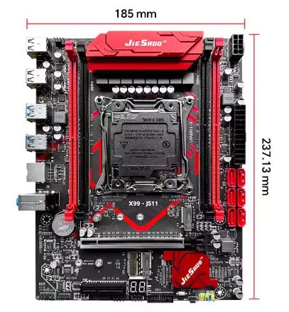 Placa-mãe JIESHUO X99-JS11 + CPU Xeon E5 2667 V4 - Foto 2