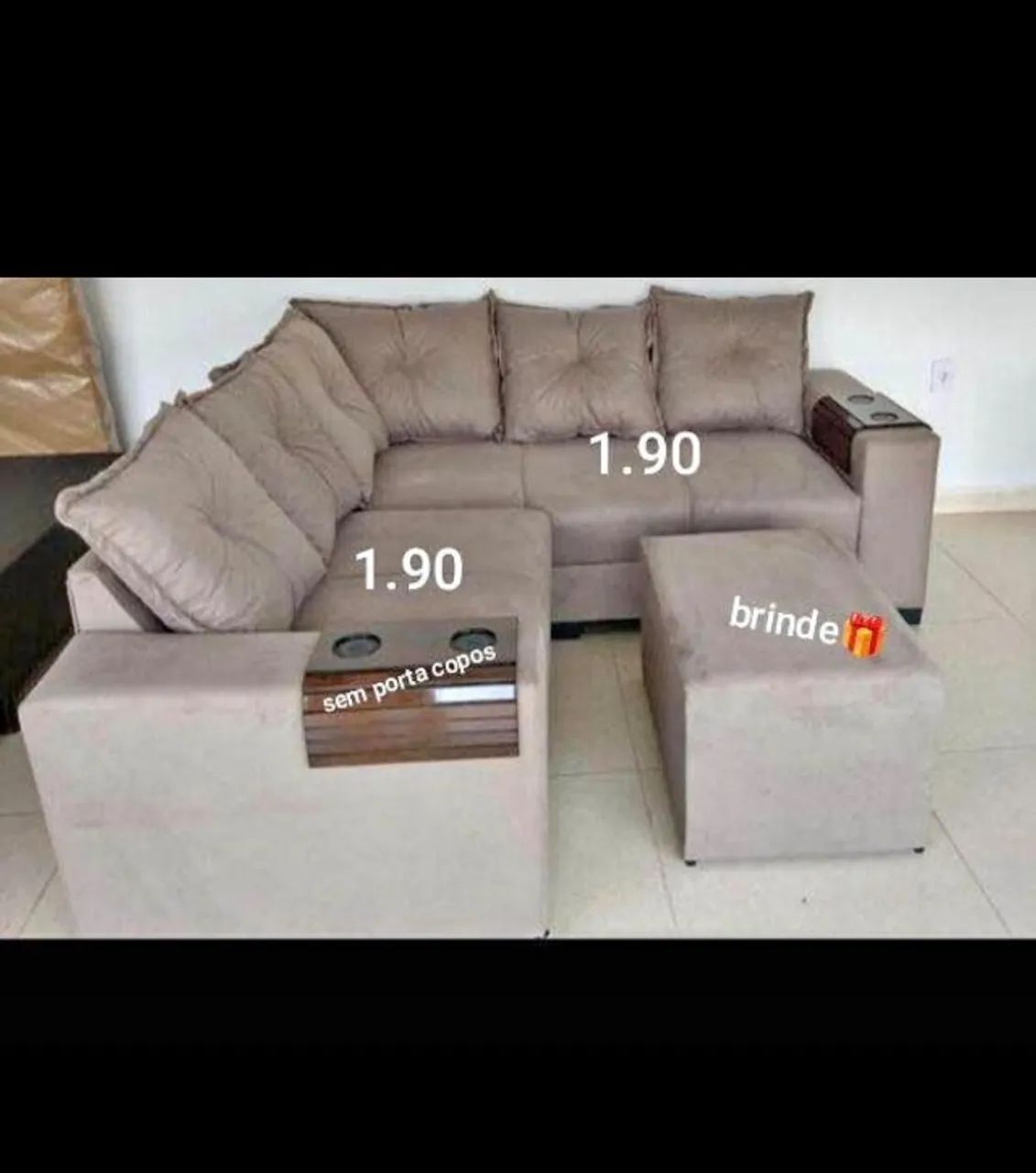 Sofa de canto novo