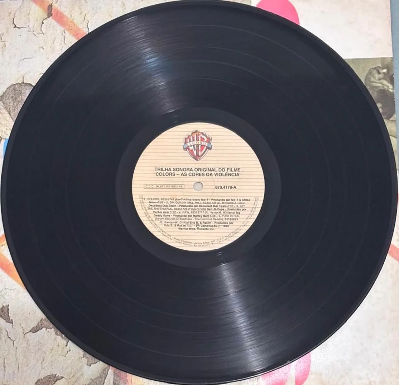 Colors As Cores da Violência Lp Vinil 1988 - Foto 4