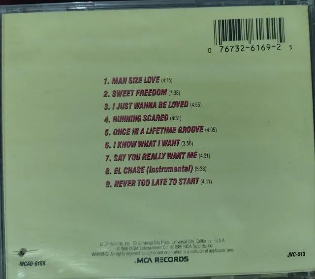 Cd de 1986 (importado) "Running Scared" - MGM - USA - Foto 2