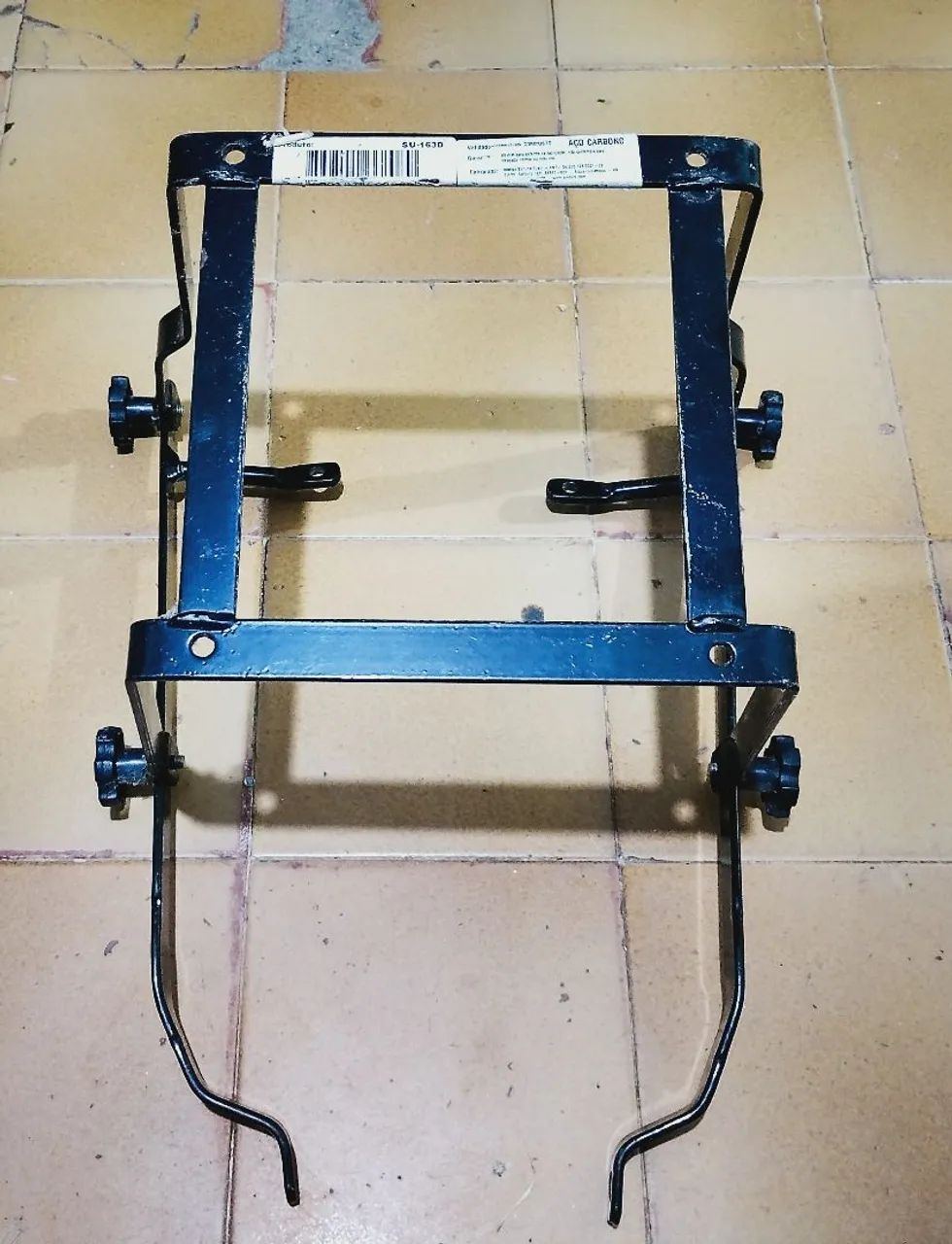 Suporte Para Baú De Moto Pro Tork Compatívem com Dafra Apache - Foto 5