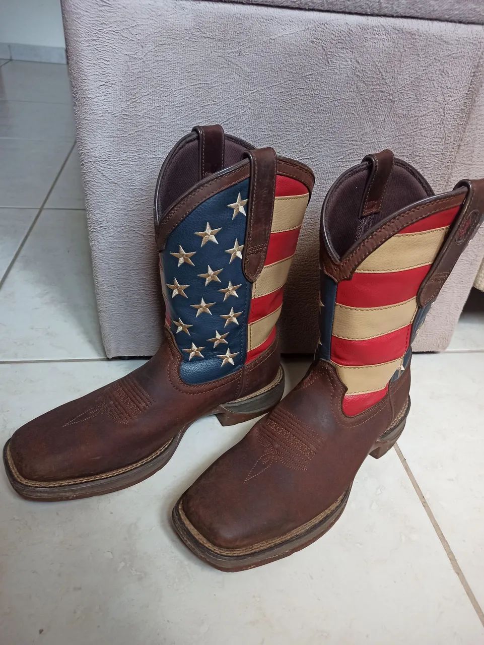 Bota Durango Rebel couro impermeável original - Foto 2