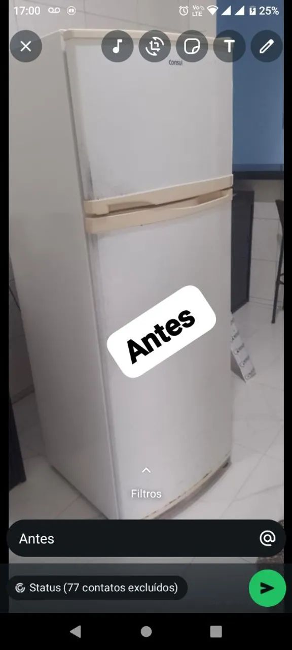 Envelopamento de geladeira  - Foto 3