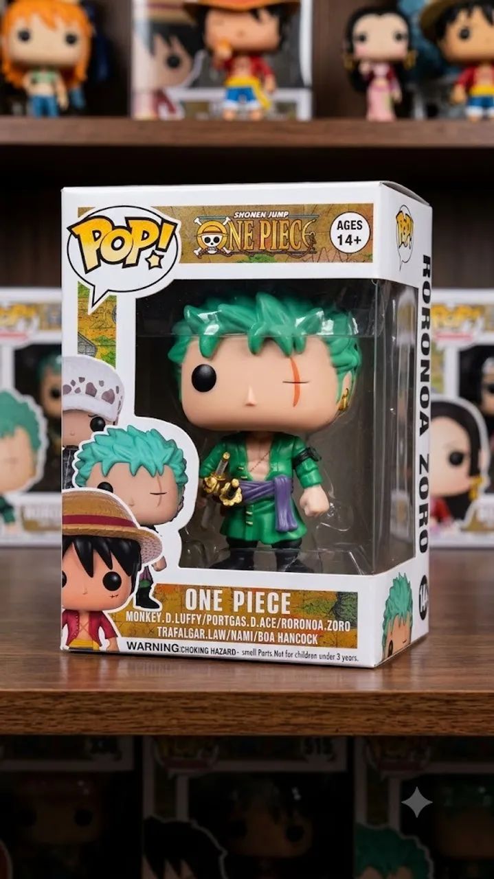 Action Figure Roronoa Zoro One Piece 10cm - Primeira Linha - Foto 3