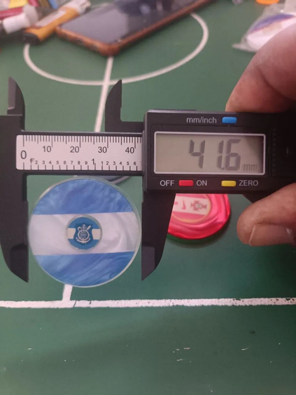 Quarteto futebol de botão arte embutida  - Foto 3